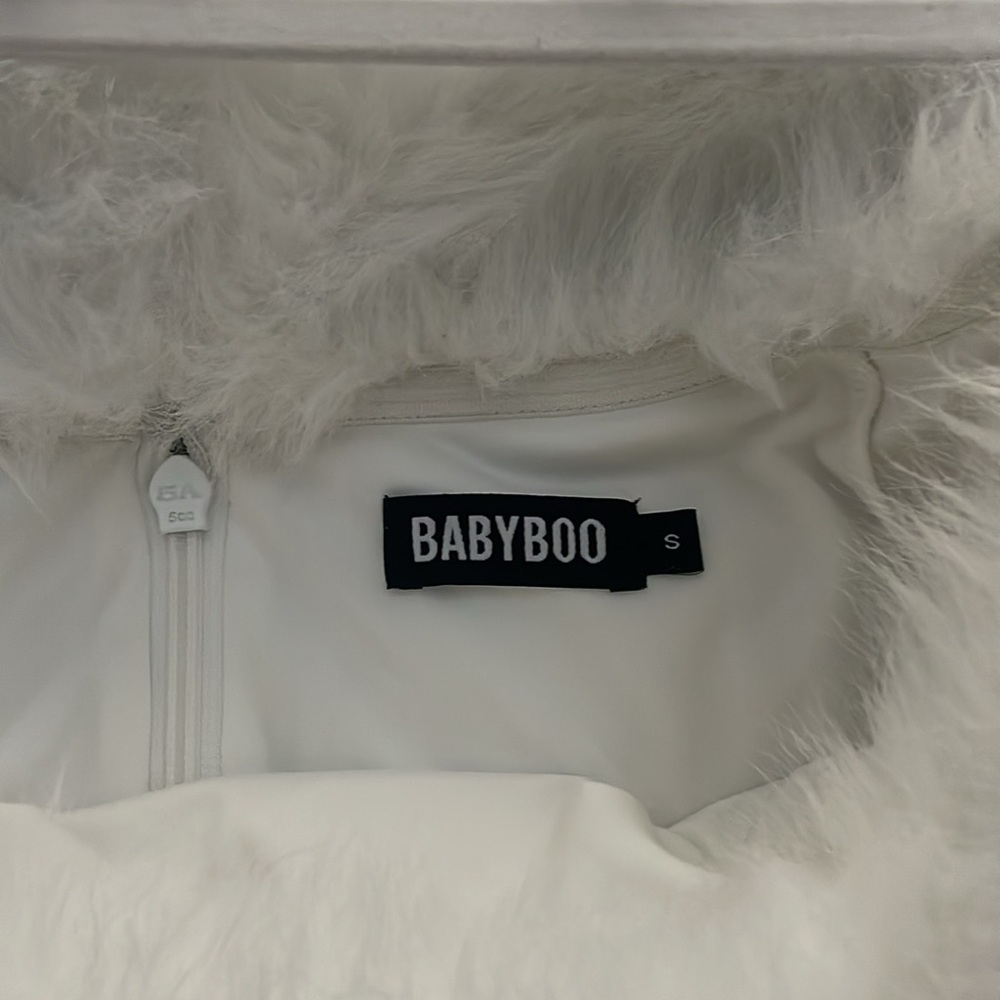 BABYBOO VITTORIA MIDI DRESS - IVORY SIZE SMALL - Picture 3 of 6